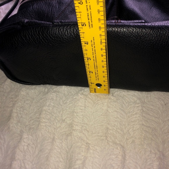 Etienne Aigner black Leather handbag hobo bag style Vintage 1990s Girl-Boss Chic - Picture 15 of 16